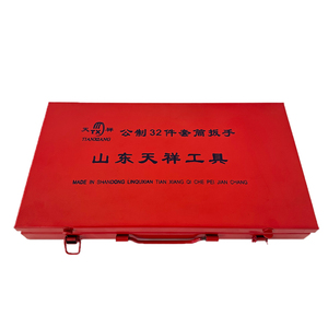 Surtido de zócalos poco profundos Tamaños métricos <span class=keywords><strong>32</strong></span> piezas <span class=keywords><strong>1</strong></span>/2 "<span class=keywords><strong>42</strong></span> <span class=keywords><strong>Cr</strong></span>-mo Drive Jumbo Master Impact Socket Set - Product Image 3