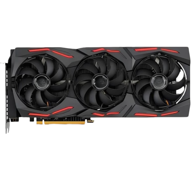Used Dismantled Desktop E-sports Graphics Card RX580 8GB with Full Health 2304 Fan Cooling and Ambient Lighting