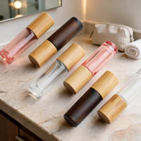 Bouteille à bille portable personnalisée en bambou avec design étanche et personnalisable