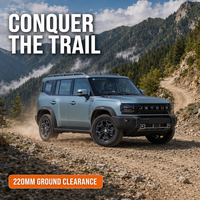 Jetour Traveller 2025 1.5TD DCT SUV 184 ch 290 N.m 220 mm de garde au sol Nouveaux véhicules