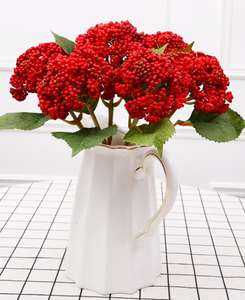 Vente en gros d'hortensias artificiels <span class=keywords><strong>pour</strong></span> décoration de maison et de mariage, ornement royal, fleur en plastique souple <span class=keywords><strong>pour</strong></span> arrangement de vase - Product Image 5