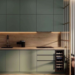 <b>Plastic</b> Cabinet Lacquer Painting Kitchen Cabinets <b>Cupboard</b> Made in China - Product Image 3