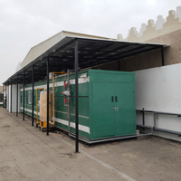 Station d'épuration des eaux usées MBR 1000 m³/jour avec contrôle PLC pour le traitement des eaux usées de blanchisserie industrielle en Arabie Saoudite