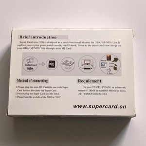 ตลับเกมวิดีโอ GBASP/GBM/IDS/NDSL ซูเปอร์การ์ดเกมคอนโซลหน่วยความจำสำหรับวิดีโอเกมเกมบอยแอดวานซ์ - Product Image 5