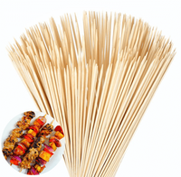 Prix d'usine, brochettes en bambou de qualité alimentaire naturelle, bâtonnets biodégradables multifonctionnels, bâtonnets de barbecue portables en vrac