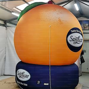 Modèle gonflable personnalisé orange, décoration de fruits commerciale en tissu Oxford pour événements, promotion de marque/supermarché - Product Image 4