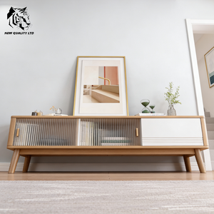 Meuble TV en bois écologique de style européen moderne, sur mesure, en stock, prêt à être expédié, prix bas, fournisseur chinois - Product Image 5