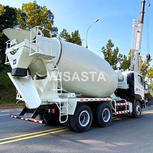 中国品牌2012老日野12立方米6X4小型混凝土搅拌车价格出售 - Product Image 2