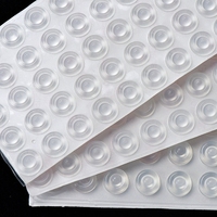 Kuliwei Maßgefertigte Selbstklebende Silikon-Antikollisions-Pufferpunkte Halbkugelförmige Gummi-Pufferpads