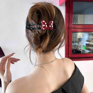 Nuevo lazo rojo de Mickey para mujer, de alta gama, con diseño de una sola pieza para el cabello, para rascar la parte trasera de la cabeza, venta al por mayor. - Product Image 4