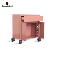 Gabinete de Almacenamiento Móvil para Oficina, Diseño Moderno SpaceUnited, Gabinete para Computadora para el Hogar y la Escuela