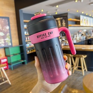 smart stainless steel mug 15oz 450ml LED gradient style temperature display with lid smart temperature smart mug - Product Image 4