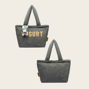 Sac fourre-tout en polaire Teddy épaissi 2025, design original, pendentif mignon, sac d'épicerie, sac bandoulière multi-compartiments - Product Image 5