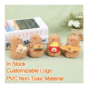Peluche Capybara Anime Mignonne et Moelleuse, Simulation de Capybara avec Anneau de Main Intégré, Jouets en Peluche - Product Image 2