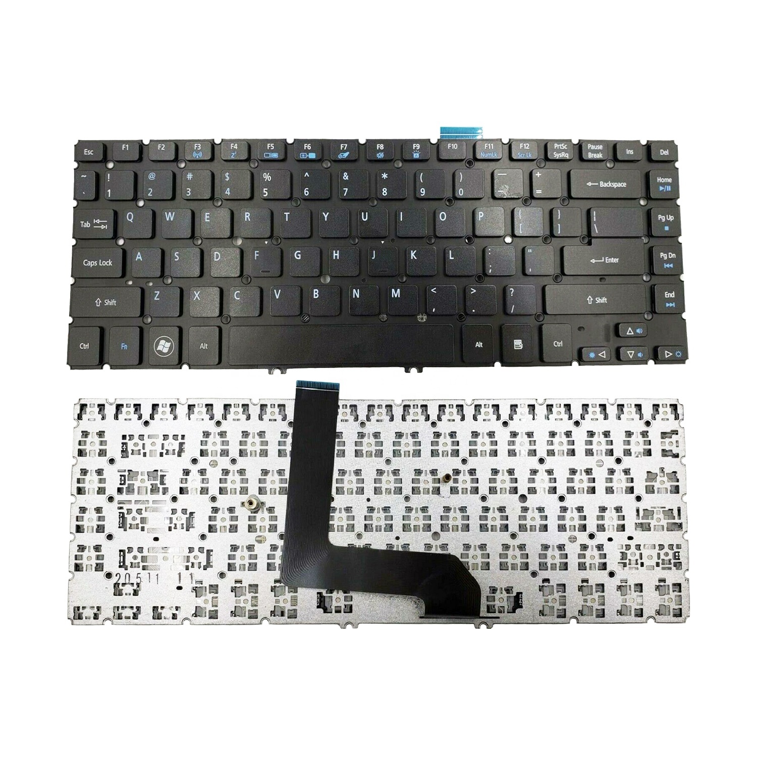 Tastiera US QWERTY Per Acer Aspire M5 M5-481, M5-481PT, M5-481TG – Nuova, Nera