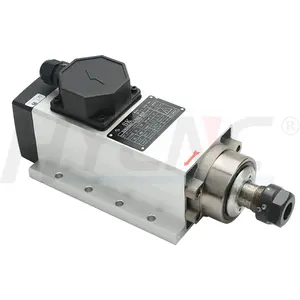 2.2kw 220v 380v 24000rpm 사각 공랭식 스핀들 모터 Er20 홀더 4 베어링 고속 모션 Cnc 밀링 머신 조각