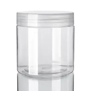 56MM Serie 10 oz Plastik glas Vorrats behälter Einmach gläser Weithals mit Deckel für Küche Haushalt Lagerung Luftdichter Behälter