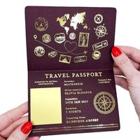 Impression de logo personnalisé, impression couleur intégrale, livret de format passeport, livret personnalisé, couverture souple, impression de livrets de passeport
