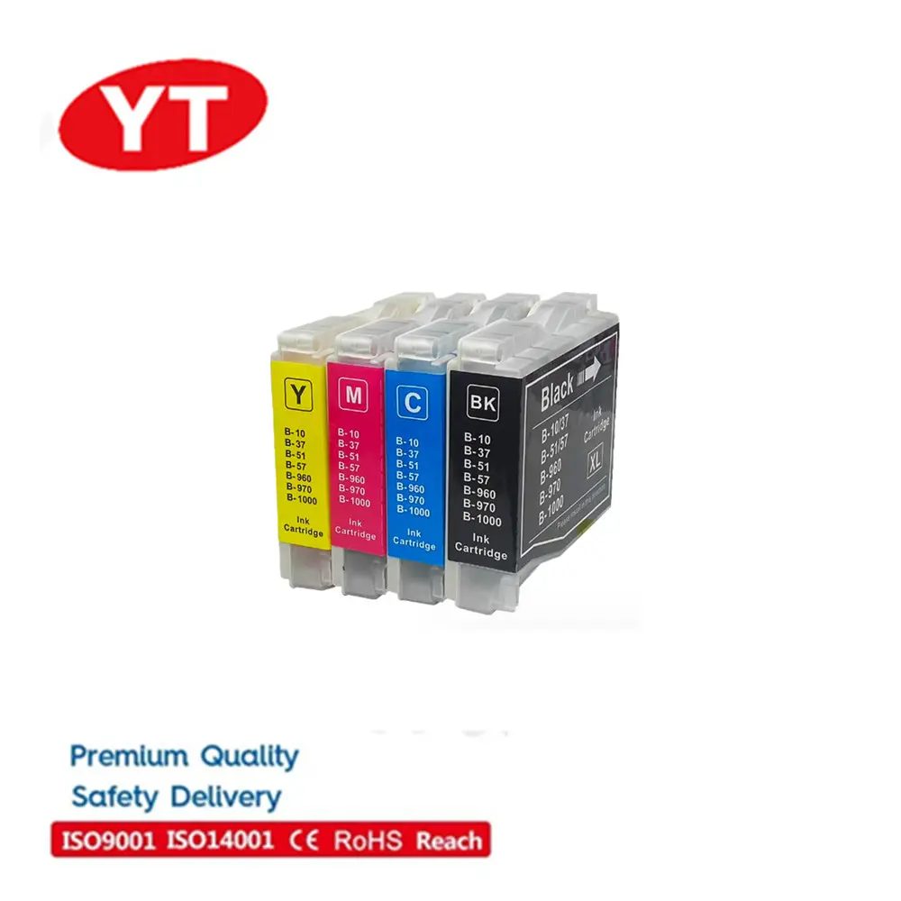 Yelbes LC-10 LC10 LC37 LC51 LC57 LC960 LC970 LC1000 Premium Compatible InkJet Ink Cartridge for Brother DCP-130C