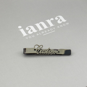 Nhà Máy Tùy Chỉnh Tự Làm Người Đàn Ông Pháp Của Kinh Doanh Thép Không Gỉ <span class=keywords><strong>Tie</strong></span> <span class=keywords><strong>Clip</strong></span> Khuy Măng Sét Công Ty Logo Thư Khuy Măng Sét <span class=keywords><strong>Tie</strong></span> <span class=keywords><strong>Clip</strong></span> Set - Product Image 6