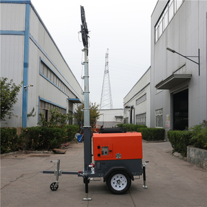 Torre <span class=keywords><strong>de</strong></span> Iluminación Móvil <span class=keywords><strong>de</strong></span> 7m con Remolque y Empuje Manual, Lámpara LED <span class=keywords><strong>de</strong></span> Alta Luminosidad, Lámpara <span class=keywords><strong>de</strong></span> Haluro Metálico, Torre <span class=keywords><strong>de</strong></span> Luz para Construcción en Exteriores - Product Image 5