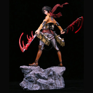 Figuras de Acción de Anime Japonés de 13.8 Pulgadas (35 cm), Attack on <span class=keywords><strong>Titan</strong></span>, Levi, Mikasa, <span class=keywords><strong>Shingeki</strong></span> No, con Caja de Color para Coleccionistas - Product Image 5
