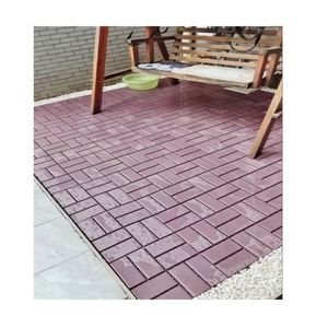 Plancher en plastique de grain de bois imperméabilisant le plancher composé de decking - Product Image 1