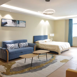 Ensemble de meubles de <span class=keywords><strong>chambre</strong></span> à coucher modernes en MDF pour <span class=keywords><strong>appartement</strong></span>, salon familial avec canapé et bureau - Product Image 1
