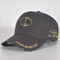 Gorra de Béisbol Deportiva Unisex de 6 Paneles, 100% Poliéster, Personalizada, Nuevo Modelo, de Alta Calidad, con Hebilla Metálica Ajustable, para las Cuatro Estaciones