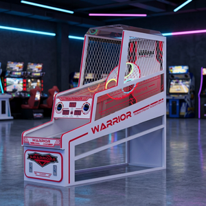 Máquina de Juego Arcade HGR Amusement Warrior Ball Pitching con Pantalla de Puntuación, Niveles Temporizados y Canasta Móvil para Todas las Edades - Product Image 3