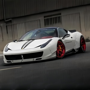 Pare-chocs avant, passage de roue, lèvre arrière et aileron arrière du kit widebody amélioré de style LB, adapté à la Ferrari 458 <span class=keywords><strong>ITAL</strong></span> SPIDER. - Product Image 3