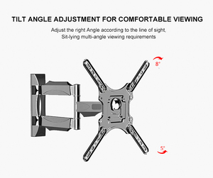 Tlit Full Motion <strong>for</strong> 17"-<strong>55</strong>" <strong>Inch</strong> LED/LCD Display <strong>TV</strong> <strong>Bracket</strong> - Product Image 4