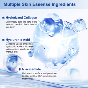 Mascarilla facial <span class=keywords><strong>de</strong></span> colágeno biológico, venta al por mayor, películas <span class=keywords><strong>de</strong></span> colágeno puro, mascarilla <span class=keywords><strong>de</strong></span> <span class=keywords><strong>hidrogel</strong></span> reafirmante <span class=keywords><strong>de</strong></span> hidratación profunda coreana, logotipo BestBelong - Product Image 6