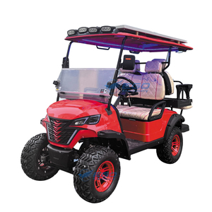 Carrito de Golf de 4 Plazas (2+2) a Gasolina, 4x4, con Energía Solar, Batería de Plomo-Ácido de Moda con 2 Años de Garantía, en Venta - Product Image 1