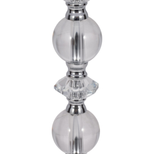 Lampada da tavolo in cristallo con base in vetro e metallo per camera da letto, soggiorno, decorazione per la casa - Product Image 4