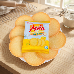 Craquelins Libra Atela au goût de maïs croustillant, saveur sucrée et salée, emballés en boîte et en sachet, emballage personnalisé ODM OEM - Product Image 4