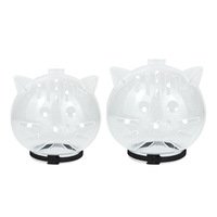 Casque anti-morsure transparent et respirant pour chat, cache-mâchoire pour chaton, capuche de protection pour toilettage, bouclier de sécurité pour coupe des ongles