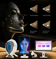 Analyseur de peau IA, Scanner facial 3D Bitmoji pour l'analyse visuelle de la peau, Machine d'analyse cutanée IA pour Mmeicete