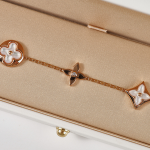 FANXI Rectangle Jewelry <b>Box</b> Packaging Custom Logo <b>White</b> Leather Necklace Long Chain Bracelet <b>Box</b> - Product Image 3