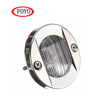 Foyo — lampe LED circulaire en acier inoxydable, éclairage de marque de qualité supérieure, luminaire de Navigation blanc Cool pour bateau et Kayak