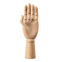 Modèle de mannequin en bois pour croquis de poupées, main articulée avec articulations mobiles, pour art et manga, figurine à croquis rapide, ornement de bureau
