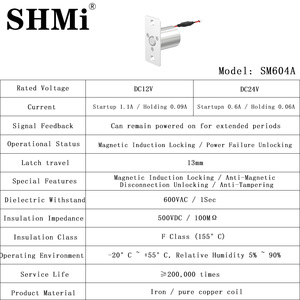 SM604A Normally Open Door <strong>Lock</strong> with Electric Extension Supports Long-term Power on Electric Mortise <strong>Lock</strong> - Product Image 6