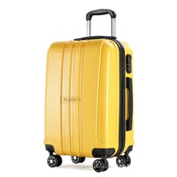 Valise à roulettes ABS pour expédition mondiale, 20/24/28 pouces, roues multidirectionnelles silencieuses |   Étanche et antivol |   Logo