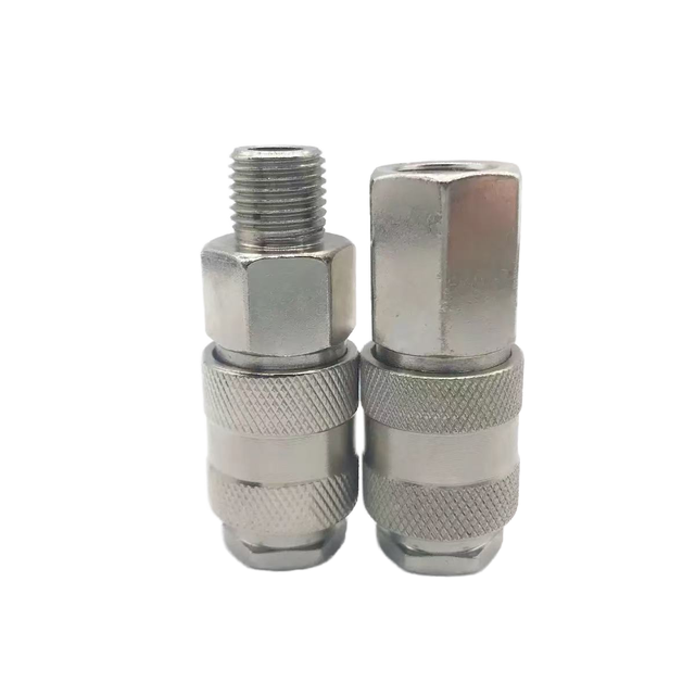 European US Style UK Female BSP 1/2 1/4 3/8 1/4NPT High Pressure Smooth Socket Steel Quick Coupling