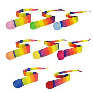 Juguetes Deportivos para Niños, Pelota de Cola de Arcoíris, Juegos de Lanzamiento al Aire Libre, Bolsa de Arena, Pelota de Arcoíris - Product Image 1