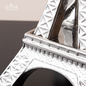 La tour Eiffel en céramique, ornement d'architecture européenne, décoration de maison pour salon, ameublement de vinothèque - Product Image 4