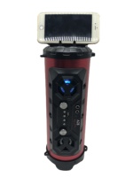 Sistema de Altavoces de Sonido Envolvente para Karaoke de 10w, Sistema de Altavoces para Fiestas, Baile, DJ, con Batería Integrada, Reproductor de MP3 y Radio FM