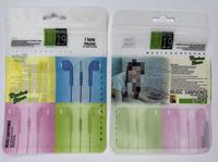 Prix d'usine – Étui de téléphone imprimé, pochette plate en plastique recyclé avec trou de suspension, accessoires, câble de données USB, chargeur, sac Mylar refermable
