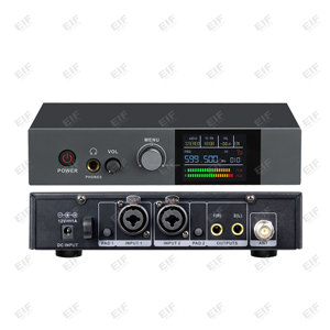 Sistema de Monitoreo Inalámbrico con Sensor Infrarrojo AC100, Auriculares Intrauditivos Estéreo, Conector XLR Gris, Micrófono de Karaoke Portátil Ligero - Product Image 4
