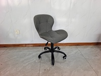 Chaises de cuisine avec roulettes, chaise de bar pivotante en cuir PU avec roulettes